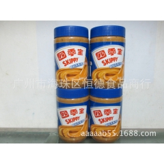 批发四季宝花生酱，500g一瓶.四季宝粗粒花生酱.联合利华