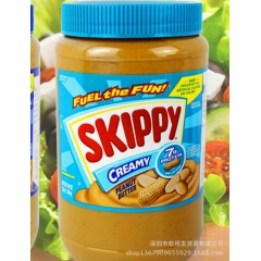 美国原装进口 四季宝幼滑花生酱 SKIPPY 462g克*1...