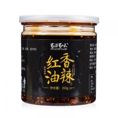 蜀滋蜀味香辣红油350g四川特辣辣椒油油泼辣子红油辣子辣椒酱