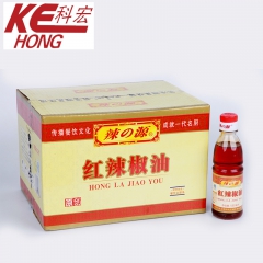 辣之源 180ml辣之源红辣椒油 180ml*12瓶 火锅凉...