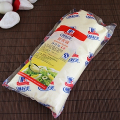 【真美味】味好美意大利蛋黄酱 12*1kg   色拉 烘焙专...