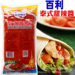 百利泰式甜辣酱 1kg 烧烤调料 火锅蘸料 鸡肉卷手抓饼酱 ...