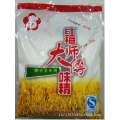 红梅大师傅味精无盐味精鲜度99%味精 味精鸡精 大包装4斤 ...