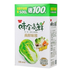 味全 台湾高鲜味精 500克送100 全素食果蔬菜鸡精进口调...