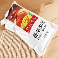 休比番茄沙司 番茄酱1000g包邮 做寿司意大利面必备调料调...