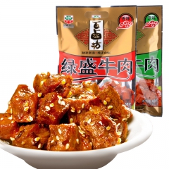 绿盛百卤坊牛肉粒香辣味68g/袋 真空独立小包装肉类零食