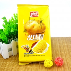 经销批发新款正品盼盼艾比利薯片168g休闲零食膨化食品 四种...