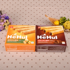 热销 和惠夹心蛋卷120g/盒 休闲糕点类小蛋卷饼干零食品批...