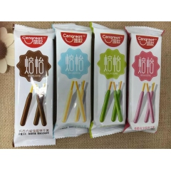 盛歌焙怡巧克力味涂层饼干条 装饰类饼干棒零食喜糖 1箱5斤