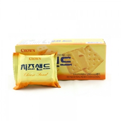 韩国进口儿童休闲食品零食批发可瑞安可拉奥芝士夹心甜饼 60g...
