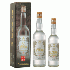 58度金门高粱酒特级白金龙750ML黑纸