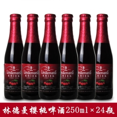 比利时 林德曼樱桃啤酒250ml*24瓶 Lindemans...