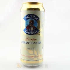 进口啤酒骑士小麦白啤酒 爱士堡听装500ml*24 德国啤酒...