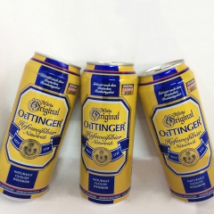 进口奥丁格 小麦白啤酒  德国奥丁格啤酒 听装夜场啤酒