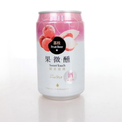 台湾进口啤酒 果微醺系列荔枝葡萄啤酒 果微醺啤酒金牌啤酒批发
