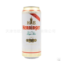 德国原装进口皇家小麦啤酒 亨格HB黄啤 500ml*24