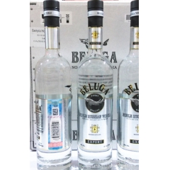 俄罗斯进口白鲸伏特加 高档品牌鲟鱼白酒BELUGA NOBL...