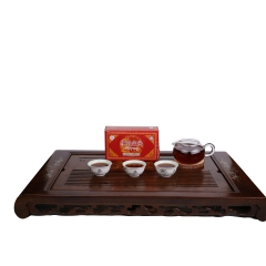 和龍藏茶 去口臭非唐康藏茶 325克X2 紧压砖茶 四川雅安...