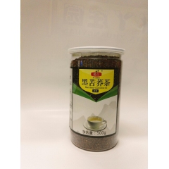 供应批发内蒙古特产爱点黑苦荞茶500克罐装 冲饮代用茶1罐起...