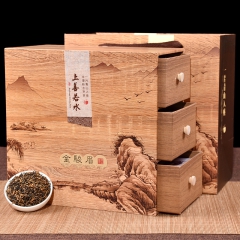 茶叶  桐木关特级黒芽金骏眉 上善若水精制高档礼品装500g