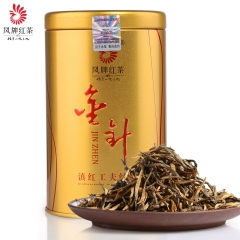 凤牌滇红茶 云南凤庆红茶金丝滇红金针金芽茶工夫红茶60g茶叶...