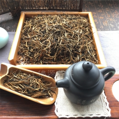 云南勐海佛源红茶滇红散茶工夫红茶南糯山料金芽1000g散装滇...
