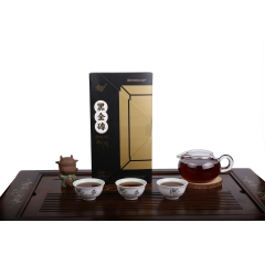 和龍藏茶黑金砖 1000克紧压茶 四川雅安藏茶