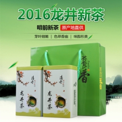 茶叶 绿茶 西湖龙井茶 明前靠谱茶 春茶2016新茶 礼盒装...