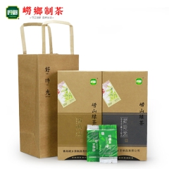 崂乡 崂山绿茶 2016新茶 好时光绿茶礼盒 袋泡装300g...