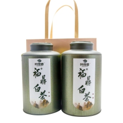 福鼎白茶散茶2013寿眉老白茶400g铁罐装礼盒 散装老寿眉...