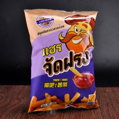 撮吧薯条蜂蜜黄油 烤肉 番茄 香辣 原味袋装48g袋马铃薯零...