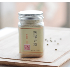 绿珈园 纯绿豆粉 熟绿豆粉 食用 五谷杂粮粉 300克 天然...