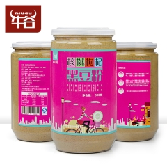 核桃芝麻黑豆粉 牛谷五谷杂粮粉代餐米昔 办公室休闲食品罐装批...