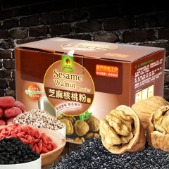 芝麻核桃粉210g 厂家批发五谷代餐粉贴牌代加工oem芝麻核...