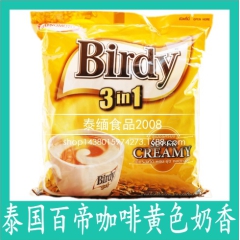 泰国原装进口 百帝咖啡Birdy黄三合一速溶咖啡 奶香批发
