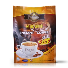 马来西亚 原装进口 Fameseen/名馨特浓三合一咖啡 8...