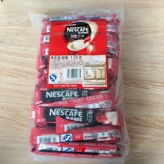 包邮 雀巢咖啡1+2原味 即溶咖啡饮品15gX100条 酒店...