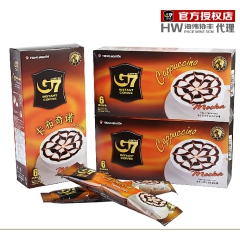越南中原G7咖啡正品卡布奇诺108g6条*18克冲调咖啡热销...