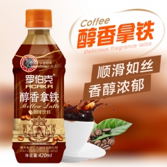 罗伯克意大利拿铁咖啡 进口咖啡原料 醇香拿铁咖啡 瓶装咖啡饮...