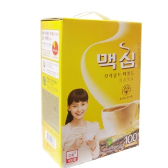 韩国进口 麦馨咖啡 黄色摩卡 红色原味速溶咖啡 1.2kg