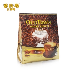 旧街场 白咖啡 马来西亚进口速溶3合1 原味15条 600g