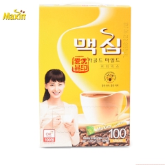 韩国进口麦馨咖啡 100条装maxim摩卡咖啡1.2kg*8...