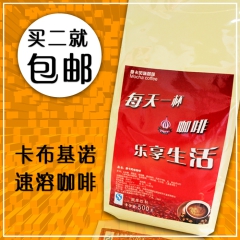 原装包邮 卡布奇诺咖啡风味三合一速溶咖啡 500g台湾高级技...