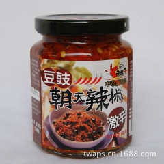 【进口货源】台湾调味品 老骡子辣椒酱 朝天椒 玻璃瓶装
