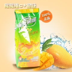雀巢果维C+芒果味 速溶 固体果珍果汁粉 冲饮果味饮料 10...