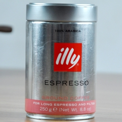意利 illy咖啡粉 意大利原装进口 中度烘焙 意式纯黑咖啡...