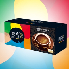 喝客 混合装3合1速溶咖啡粉 云南保山小粒咖啡粉 厂家包邮批...