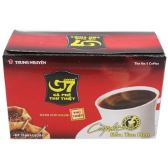 【满百元包邮】越南中原G7黑咖啡苦咖啡30g盒装 速溶纯咖啡...