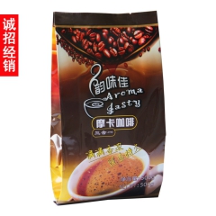 固体饮料厂家批发供应 韵味佳速溶三合一咖啡粉 500g袋装