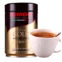 意大利进口京博KIMBO牌金牌咖啡粉 250g下午茶买3送咖...